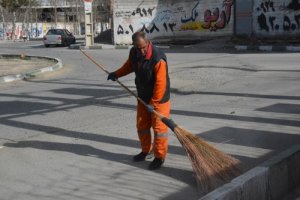 مرحله ای از اجرای طرح جمعه های جهادی شهرداری ملارد  دوازدهم اسفند ماه 