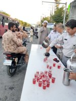 پرسنل آتش نشانی ملارد با  پخش شربت عید سعید غدیر را جشن گرفتند