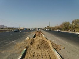 عملیات اصلاح جداول تخریب شده محور چیتگر تا پلیس راه صفادشت