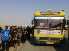  خدمات دهی ناوگان اتوبوسرانی شهرداری ملارد در مرز چذابه 