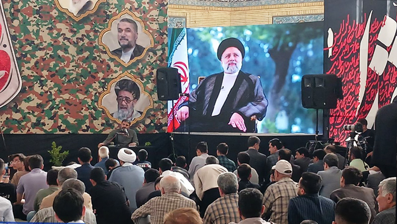مراسم گرامیداشت اولین سالگرد شهادت رئیس جمهور و همراهان در ملارد برگزار شد