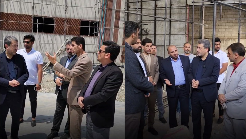 بازدید مدیریت شهری از روند پیشرفت پروژه بزرگ فرهنگسرای شهر ملارد