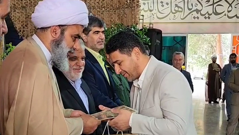 تقدیر از رئیس سازمان آرامستان ملارد به‌پاس خدمات فرهنگی در گلزار شهدا
