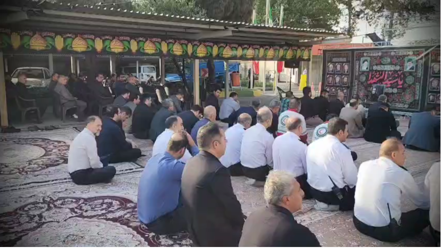 برگزاری مراسم پرفیض زیارت عاشورا در شهرداری ملارد با حضور امام جمعه و مسئولان شهری