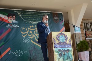 برگزاری مراسم زنگ مقاومت در مدرسه شهید مدافع حرم ملارد