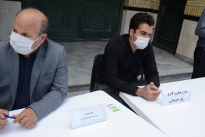 میز خدمت در مصلی نماز جمعه شهر ملارد برگزار شد