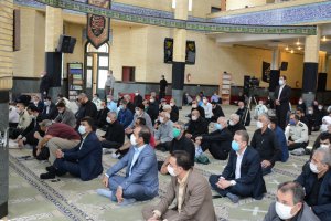 میز خدمت در مصلی نماز جمعه شهر ملارد برگزار شد