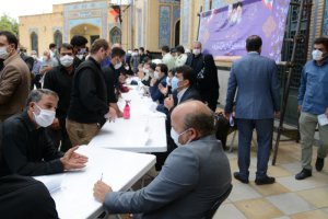 میز خدمت در مصلی نماز جمعه شهر ملارد برگزار شد