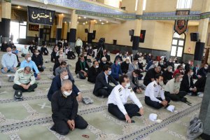 میز خدمت در مصلی نماز جمعه شهر ملارد برگزار شد