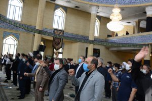 میز خدمت در مصلی نماز جمعه شهر ملارد برگزار شد
