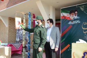 برگزاری مراسم زنگ مقاومت در مدرسه شهید مدافع حرم ملارد