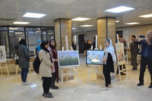 برگزاری نمایشگاه نقاشی در شهرداری ملارد به روایت تصویر