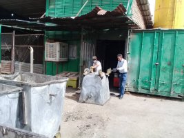 مخازن حمل زباله در سطح شهر تعمیر و بازسازی شدند.