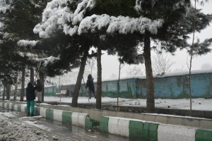 انجام عملیات برف روبی معابر توسط شهرداری ملارد 