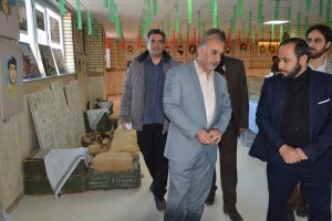 بازدید از موزه شهدای ملارد در ششمین روز دهه مبارک فجر