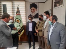 دیدار نایب رئیس و اعضای شورا وبهمنی شهردار ملارد با فرماندهی نیروی انتظامی شهرستان ملارد  