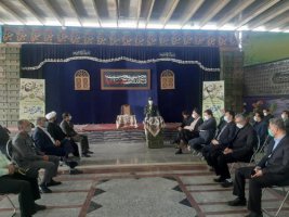 گلباران مزار شهدا به مناسبت گرامیداشت هفته دولت