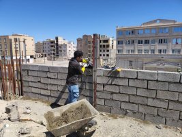 عملیات اجرای پروژه ساختمان آتش نشانی بلوار الغدیر شهر ملارد