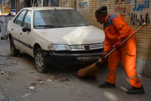 حضور مدافعان پاکی و پاکیزگی در اجرای جمعه ی جهادی در شهر ملارد  