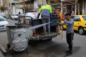 حضور مدافعان پاکی و پاکیزگی در اجرای جمعه ی جهادی در شهر ملارد  