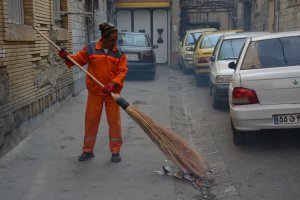 حضور مدافعان پاکی و پاکیزگی در اجرای جمعه ی جهادی در شهر ملارد  