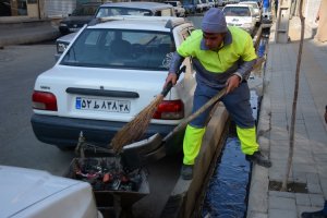 حضور مدافعان پاکی و پاکیزگی در اجرای جمعه ی جهادی در شهر ملارد  