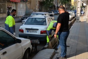 حضور مدافعان پاکی و پاکیزگی در اجرای جمعه ی جهادی در شهر ملارد  