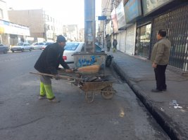 همت و کار وتلاش در جمعه جهادی