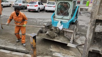 همت و کار وتلاش در جمعه جهادی آخر سال ۱۴۰۲