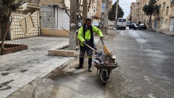 همت و کار وتلاش در جمعه جهادی آخر سال ۱۴۰۲