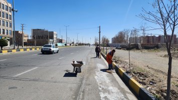 همت و کار وتلاش در جمعه جهادی آغاز سال ۱۴۰۳