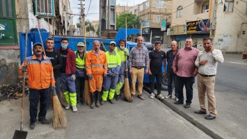 هفتمین مرحله از طرح محله محور جمعه های جهادی در سطح شهر ملارد به اجرا درآمد