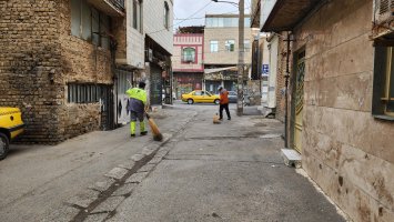 هفتمین مرحله از طرح محله محور جمعه های جهادی در سطح شهر ملارد به اجرا درآمد