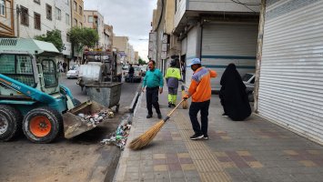 هفتمین مرحله از طرح محله محور جمعه های جهادی در سطح شهر ملارد به اجرا درآمد