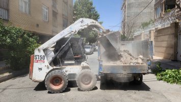 یازدهمین مرحله از طرح محله محور جمعه های جهادی در سطح شهر ملارد به اجرا درآمد