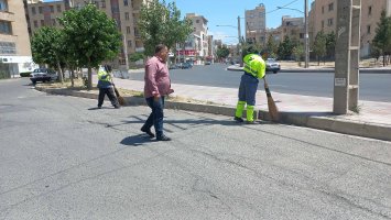 دوازدهمین مرحله از طرح محله محور جمعه های جهادی در سطح شهر ملارد به اجرا درآمد