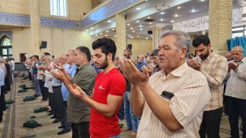 برپایی نماز عید قربان در شهر ملارد