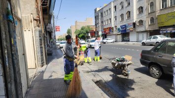 پانزدهمین مرحله از طرح محله محور جمعه های جهادی در سطح شهر ملارد به اجرا درآمد