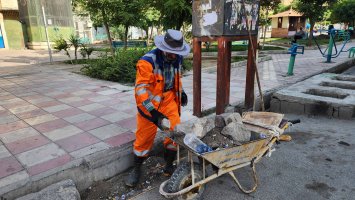 هفدهمین مرحله از طرح محله محور جمعه های جهادی در سطح شهر ملارد به اجرا درآمد