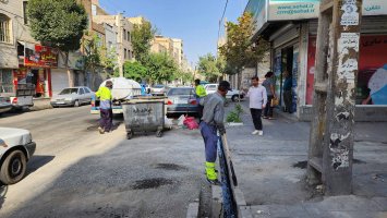 هفدهمین مرحله از طرح محله محور جمعه های جهادی در سطح شهر ملارد به اجرا درآمد