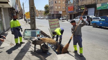 نوزدهمین مرحله از طرح محله محور جمعه های جهادی در سطح شهر ملارد