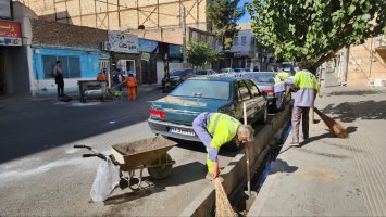 بیست و هشتمین مرحله از طرح محله محور جمعه های جهادی در خیابان دانش غربی شهر ملارد به اجرا درآمد