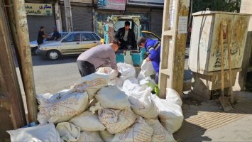 بیست و هشتمین مرحله از طرح محله محور جمعه های جهادی در خیابان دانش غربی شهر ملارد به اجرا درآمد