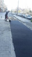 اتمام اجرای آسفالت پیست دوچرخه سواری در لاین شرقی بلوار ارغوان