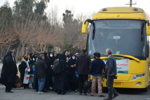 حضور بهمنی شهردار ملارد در مراسم اعزام کاروان راهیان نور دانش آموزان