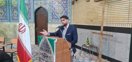 دیدارشهردارواعضای شورای اسلامی شهر با نمازگزاران مسجد جامع خامس آل عبا 