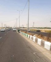 رنگ آمیزی جداول رفوژ میانی محور صفادشت به ملارد حد فاصل چهارراه قپچاق تا پلیس راه