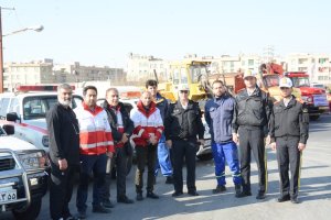 رزمایش عملیات زمستانی شهرداری ملارد زمستان 1401 