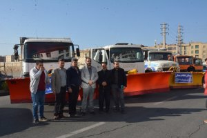 رزمایش عملیات زمستانی شهرداری ملارد زمستان 1401 