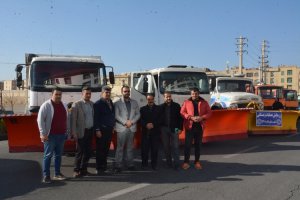 رزمایش عملیات زمستانی شهرداری ملارد زمستان 1401 